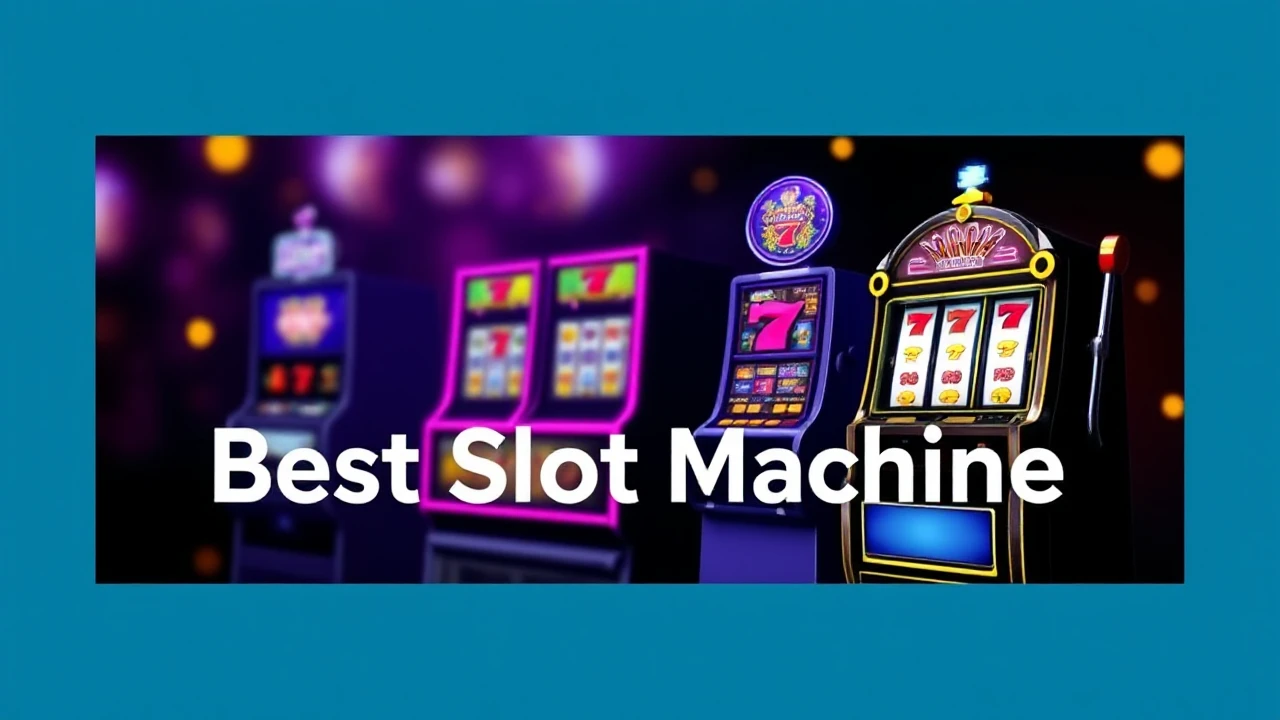 The Ultimate Guide for Choosing the Best Slot Machine