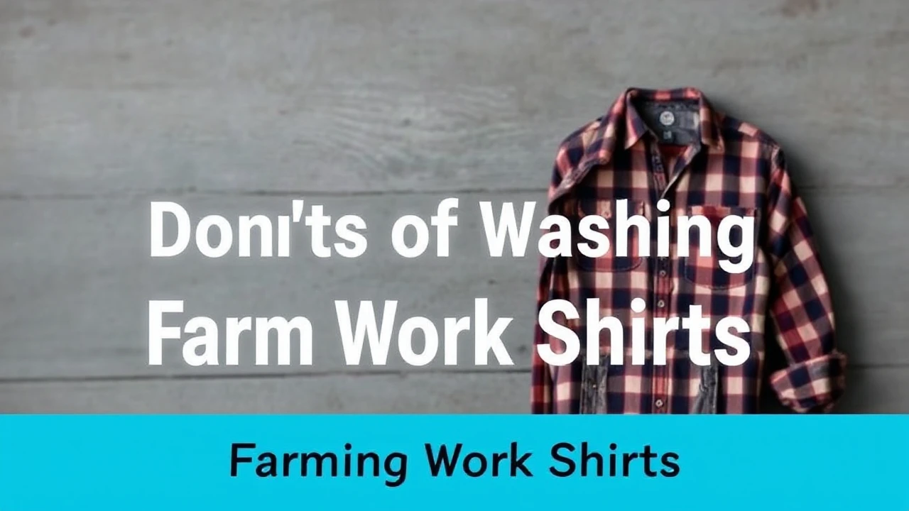 The Dos and Don'ts of Washing Farm Work Shirts