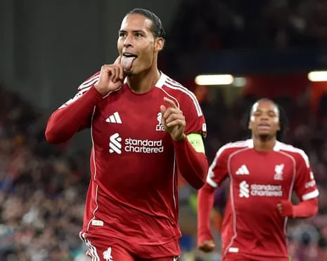 Liverpool’s captain heads late winner in clash with Spanish giants